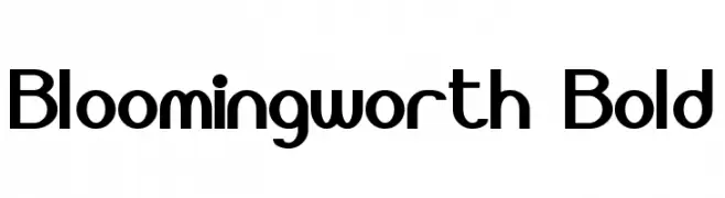 Bloomingworth Bold  Descarca Fonturi Gratis