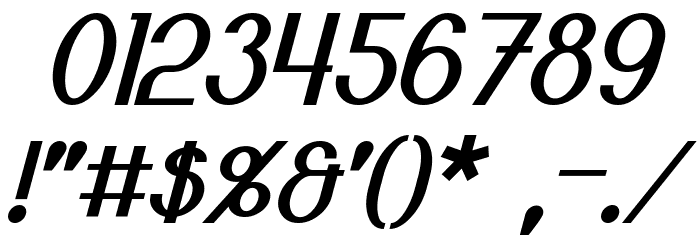 Bloomingworth Italic Caratteri ALTRI CARATTERI