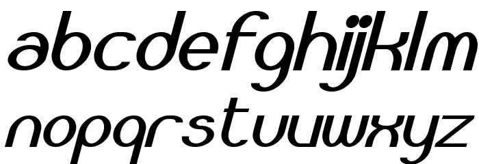Bloomingworth Italic Caratteri MINUSCOLO