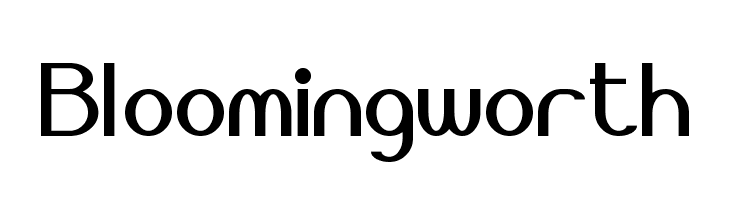Bloomingworth  Frei Schriftart Herunterladen