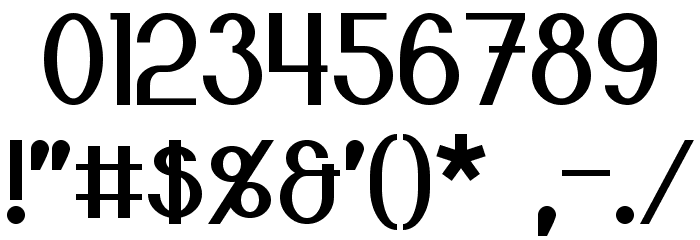 Bloomingworth Font OTHER CHARS