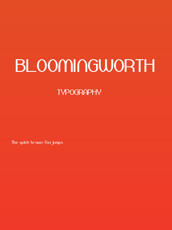 Bloomingworth Poster