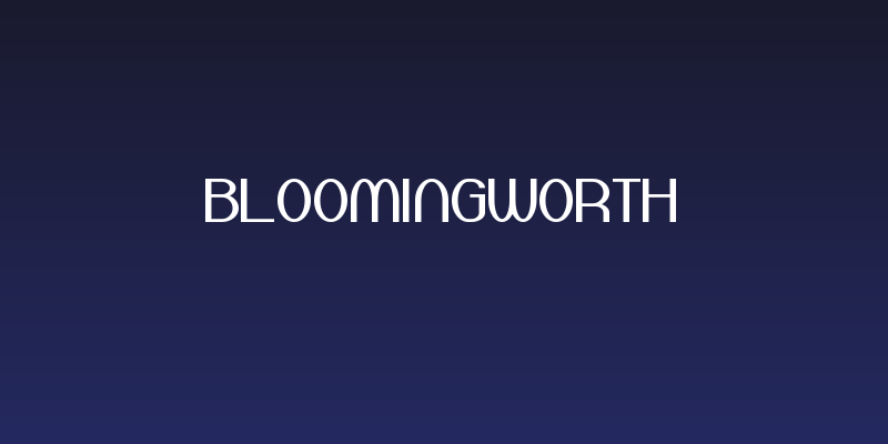 Bloomingworth Social Header