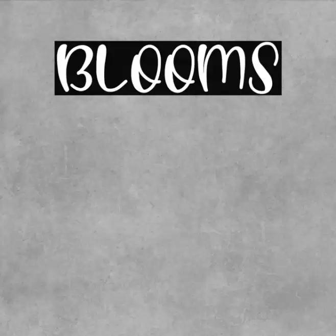 Blooms Font examples