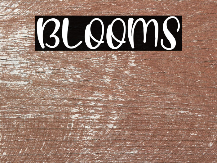 Blooms Example 3