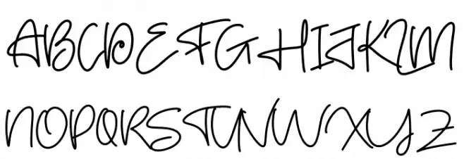 Bloonder Caratteri MAIUSCOLE