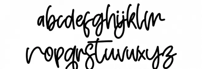 Bloonder Caratteri MINUSCOLO