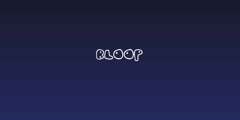 Bloop Social Header