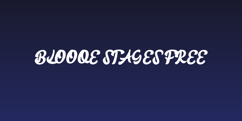 Blooqe Stages FREE Social Header
