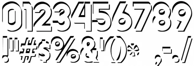 Blooshooz Font OTHER CHARS