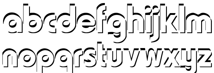 Blooshooz Font LOWERCASE