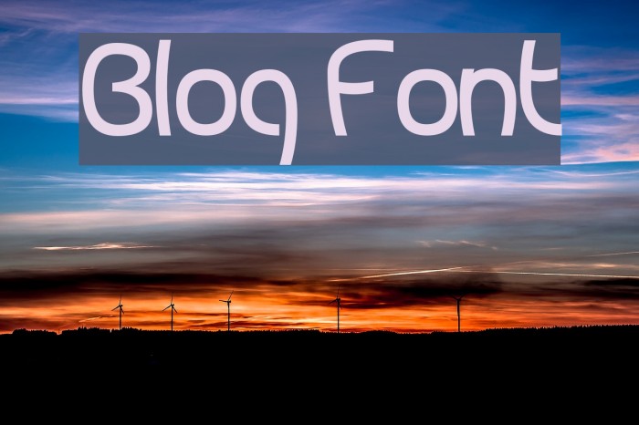 Bloq Font examples
