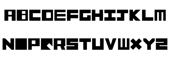 Bloque Font OTHER CHARS