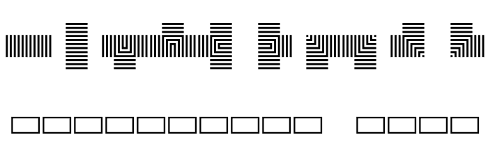 BloqueDemo Font OTHER CHARS