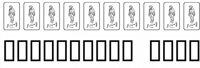 Bloqueada Font OTHER CHARS