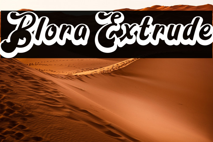 Blora Extrude Example 1