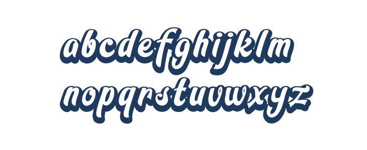 Blora Extrude Lowercase