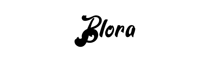 Blora  font caratteri gratis
