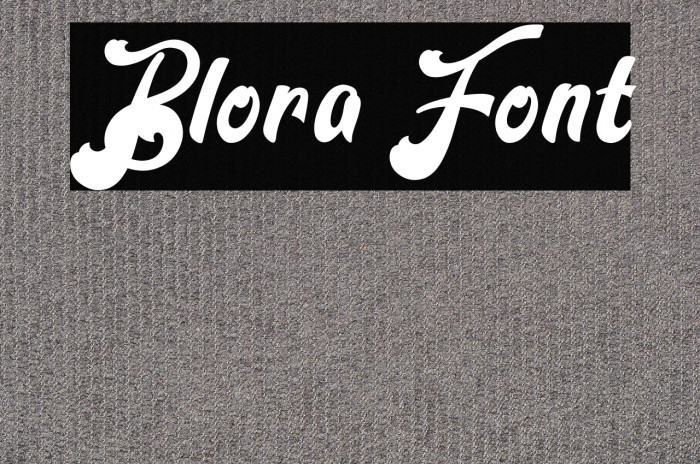 Blora Example 1
