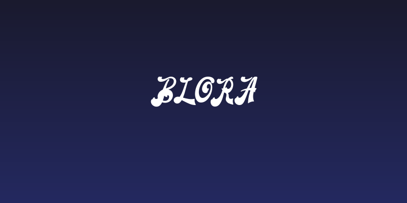 Blora Social Header