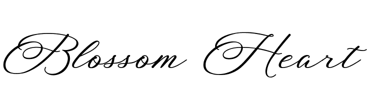Blossom Heart  font caratteri gratis