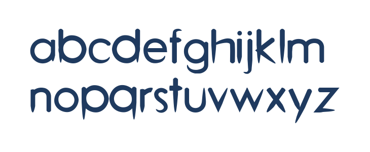 Blossom Regular Lowercase