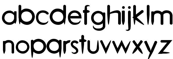 Blossom Regular Font LOWERCASE