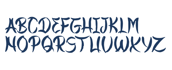 Blossom Sakura Uppercase