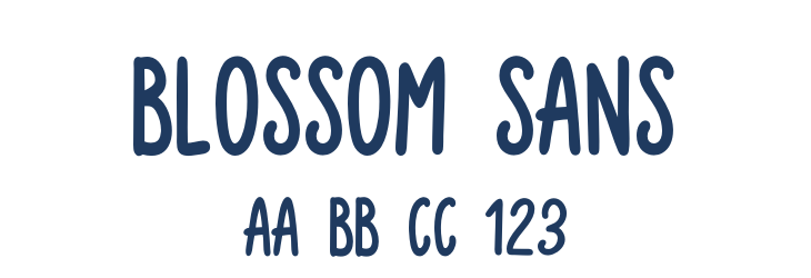 Blossom Sans Font Preview