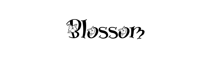 Blossom Font