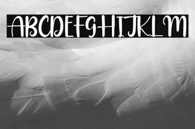 Blossom Font examples