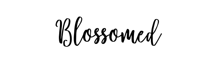 Blossomed  नि: शुल्क फ़ॉन्ट्स डाउनलोड
