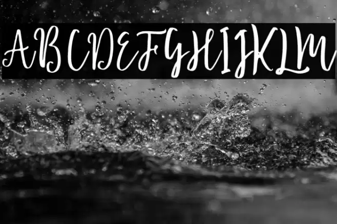 Blossomed Font examples