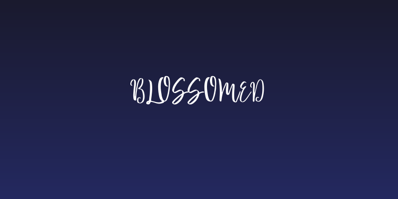 Blossomed Social Header