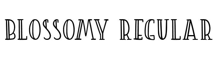 Blossomy Regular Font