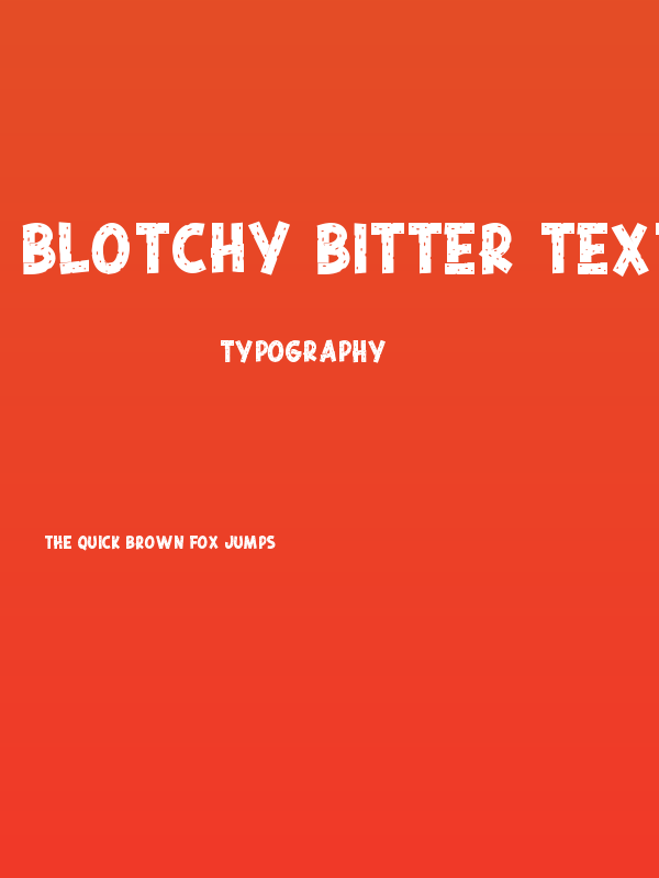 Blotchy Bitter Texture Poster