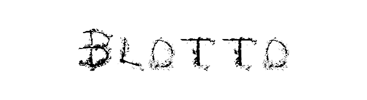 Blotto Font