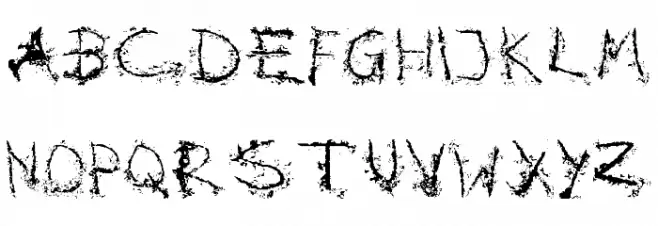 Blotto Font UPPERCASE