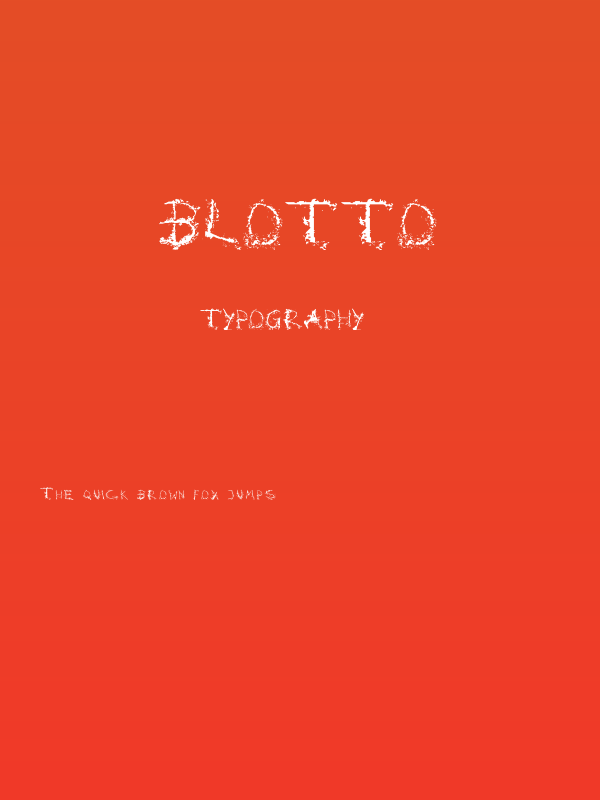 Blotto Poster
