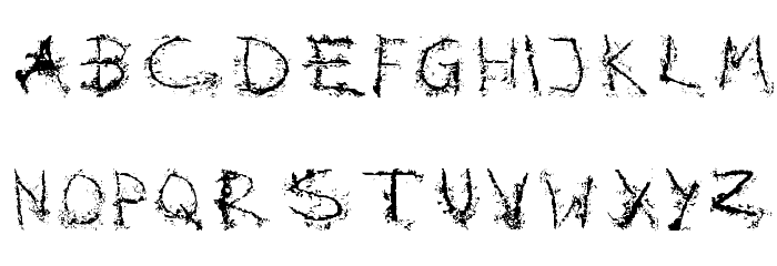 Blotto Font LOWERCASE