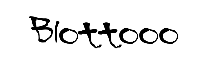 Blottooo  नि: शुल्क फ़ॉन्ट्स डाउनलोड