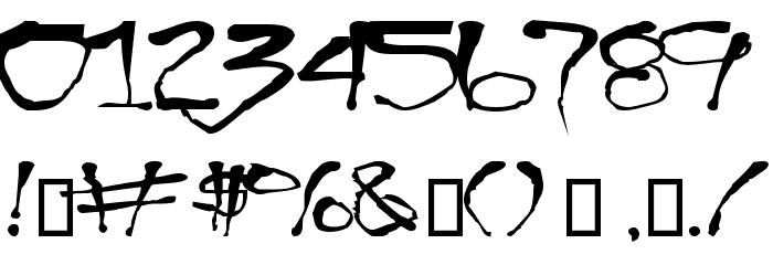 Blottooo Font OTHER CHARS