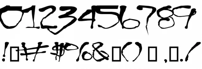 Blottooo Font OTHER CHARS