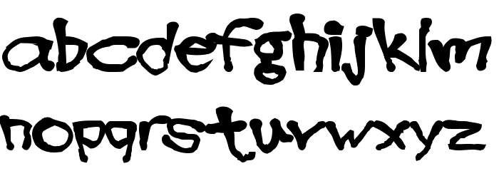 Blottooo40oz Font LOWERCASE