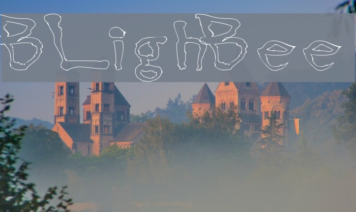 BlottoooLightBeer Font examples