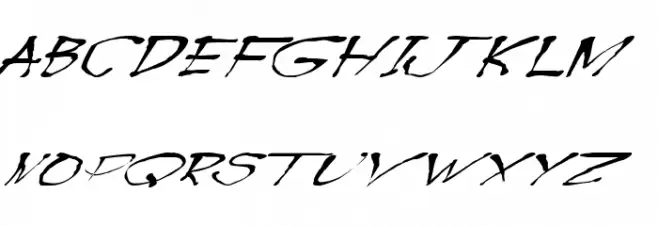 BlottoooWobbly 字体 大写
