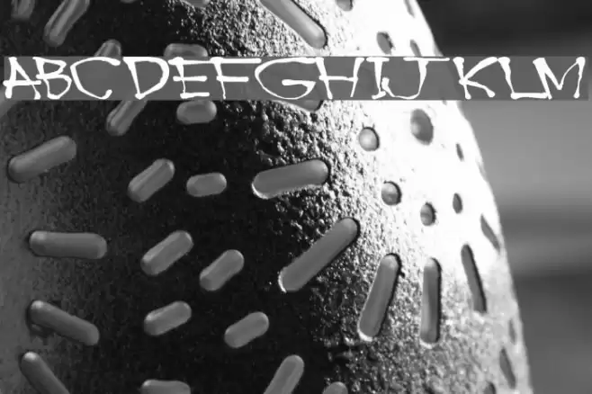 Blottooo Font examples