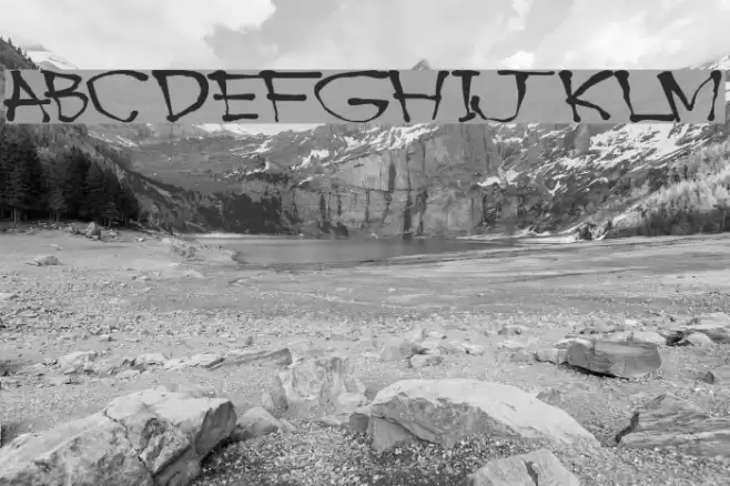 Blottooo Font examples