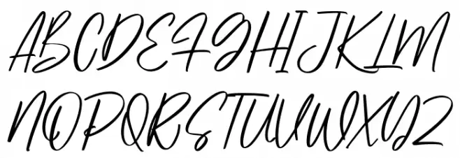 Blountsville Free Regular Schriftart Groß