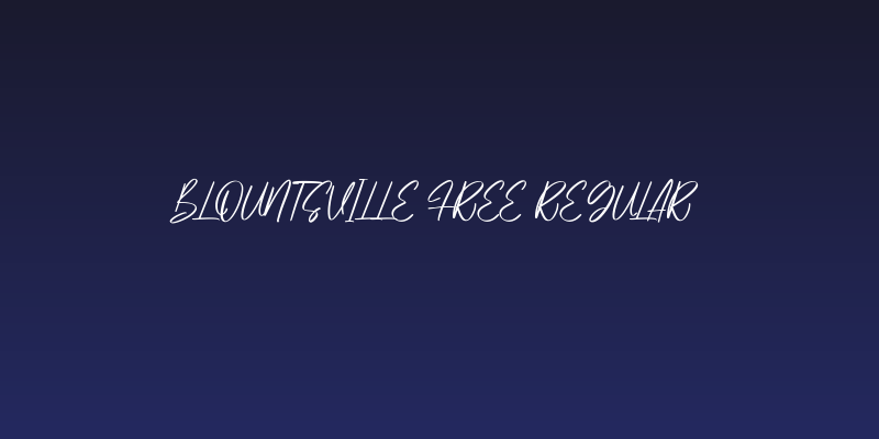 Blountsville Free Regular Social Header